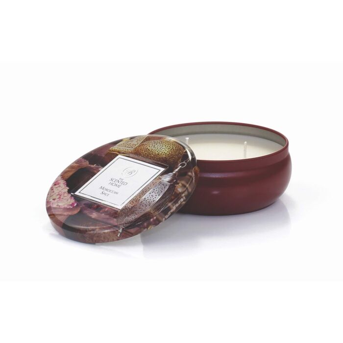 Ashleigh & Burwood - Scented Home 3 Wick Tin Candle - Moroccan Spice-1